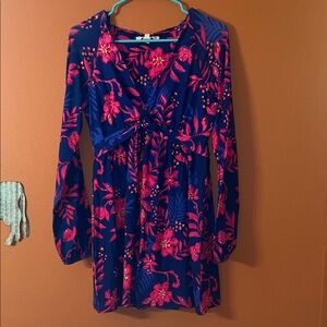 New Lilly Pulitzer Loralei skirted romper size S